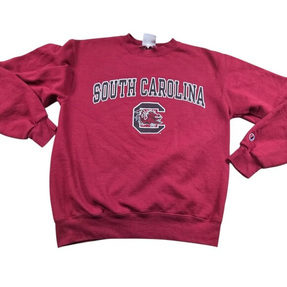 Champion Other - University of South Carolina Gamecocks Champion Sweatshirt Adult Small Red Crew